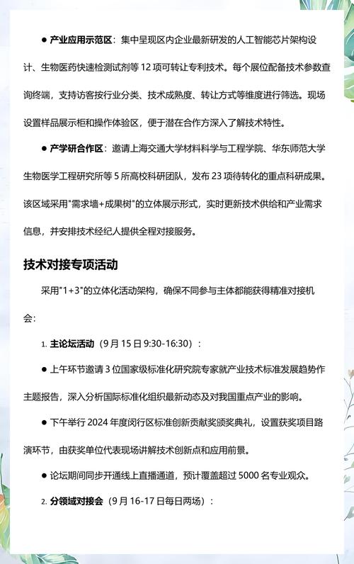 閔行區標準技術轉讓廠家活動方案